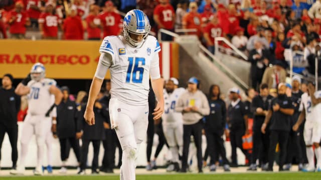 Detroit Lions quarterback Jared Goff.